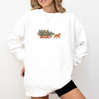Labrador retriever fox red Christmas Tree sweatshirt