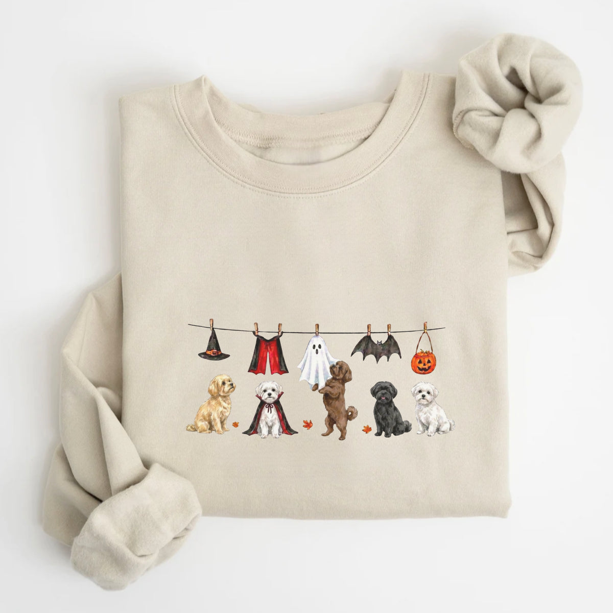 Maltese Halloween Sweatshirt