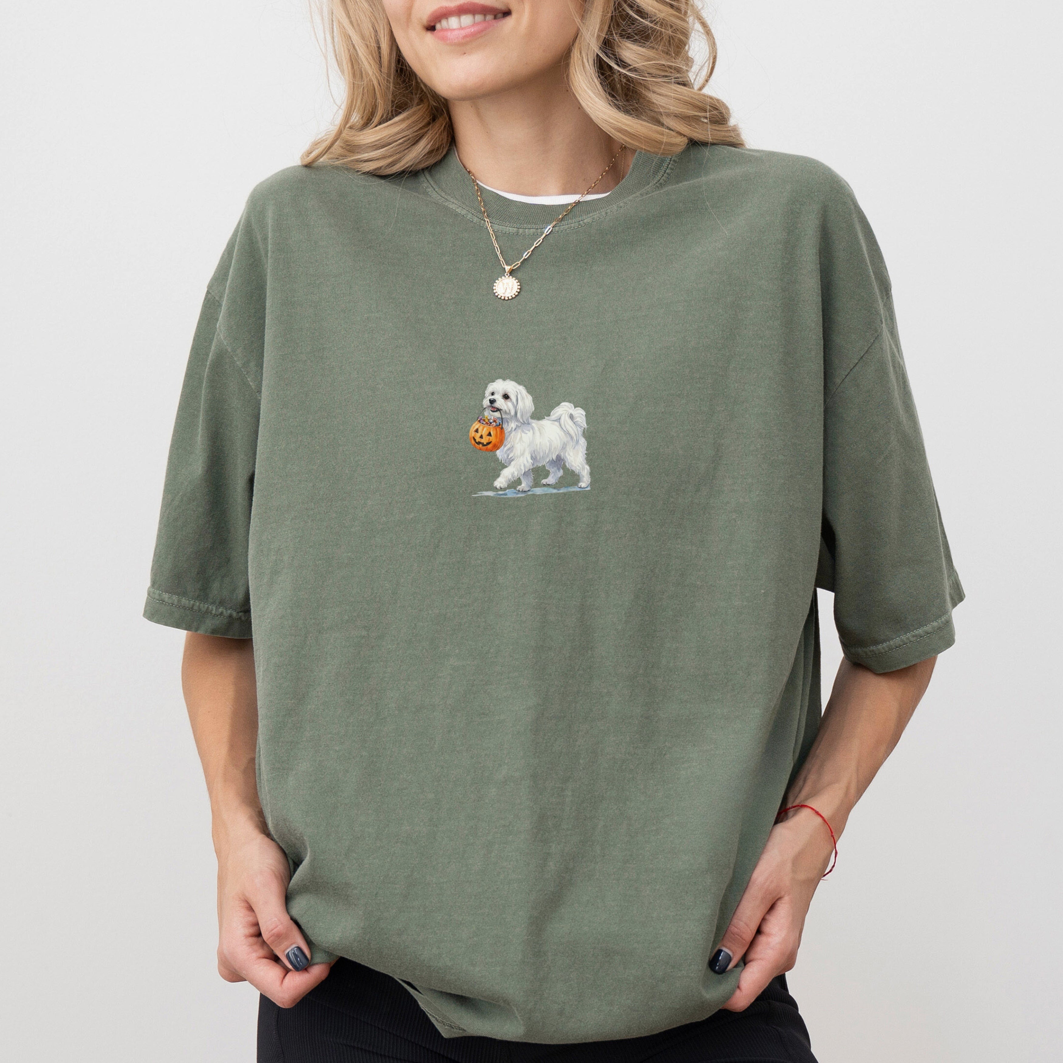 Maltese Halloween T-shirt
