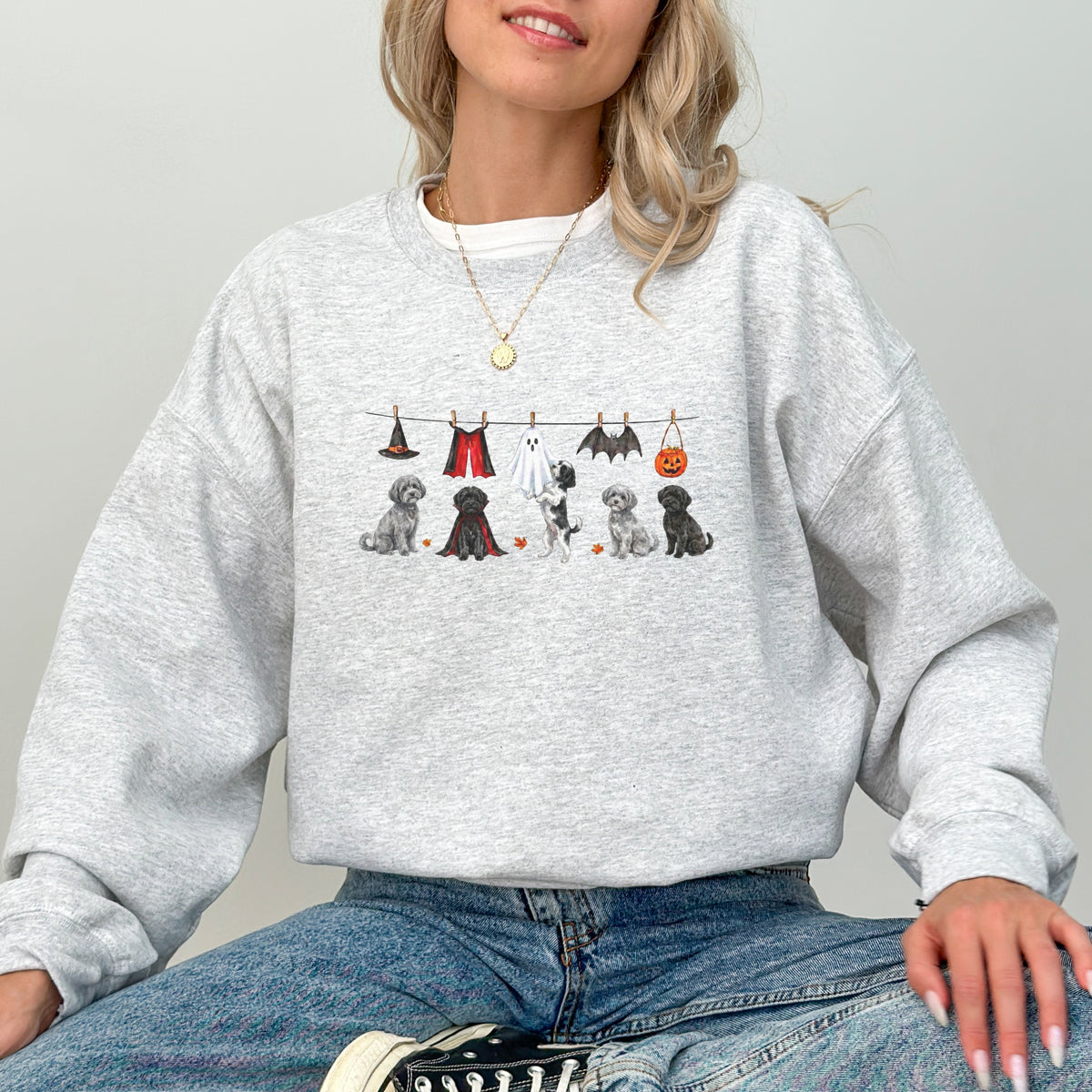 Maltipoo Halloween Sweatshirt