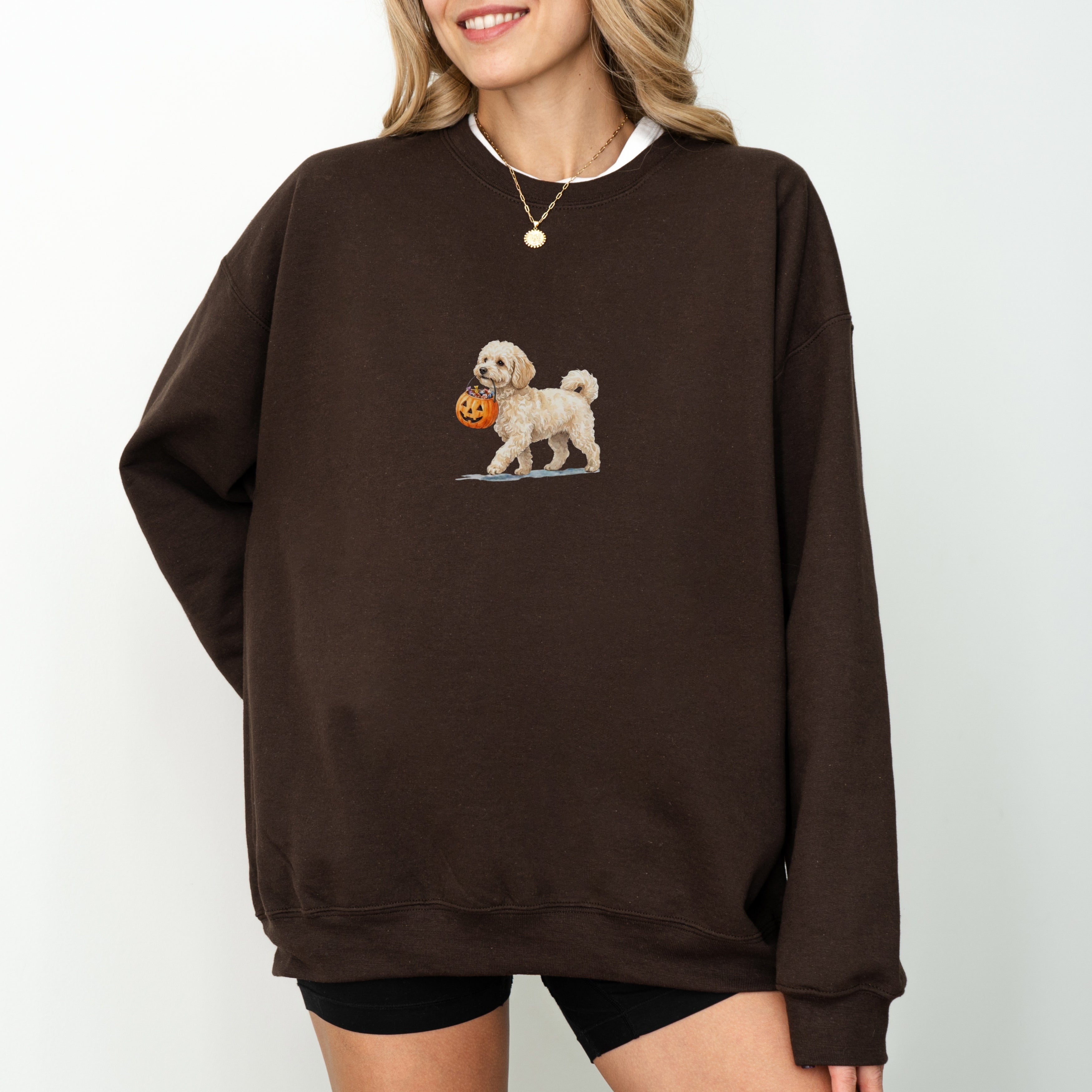 Maltipoo Halloween Sweatshirt