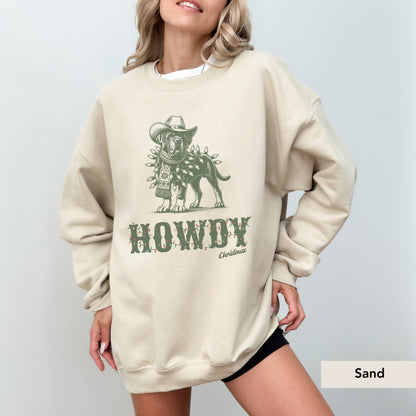 Mastiff Howdy Christmas Sweatshirt