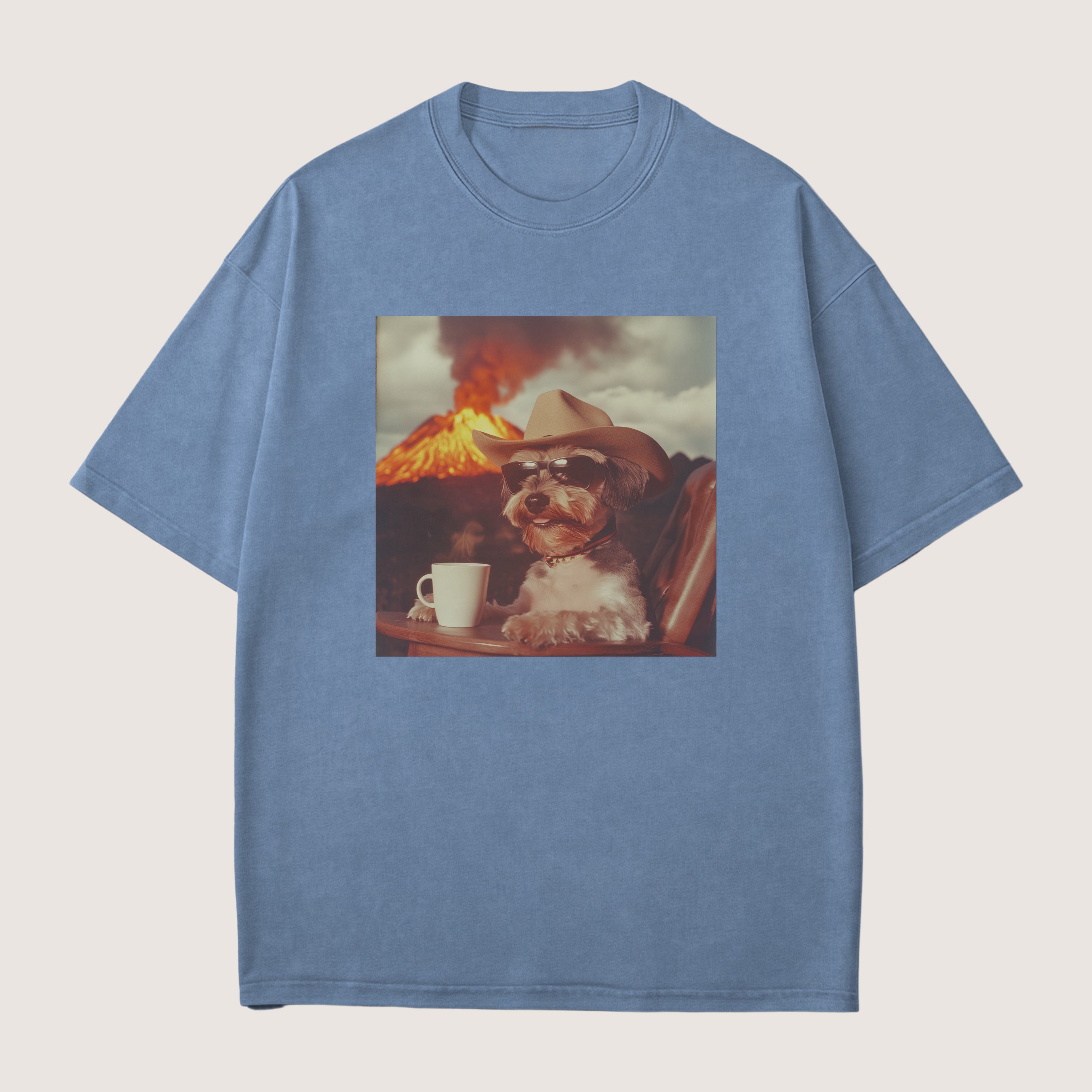 Miniature Schnauzer Dog Volcano Shirt