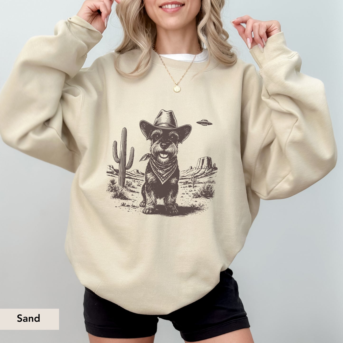 Miniature Schnauzer UFO Sweatshirt