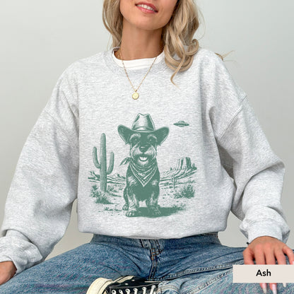 Miniature Schnauzer UFO Sweatshirt