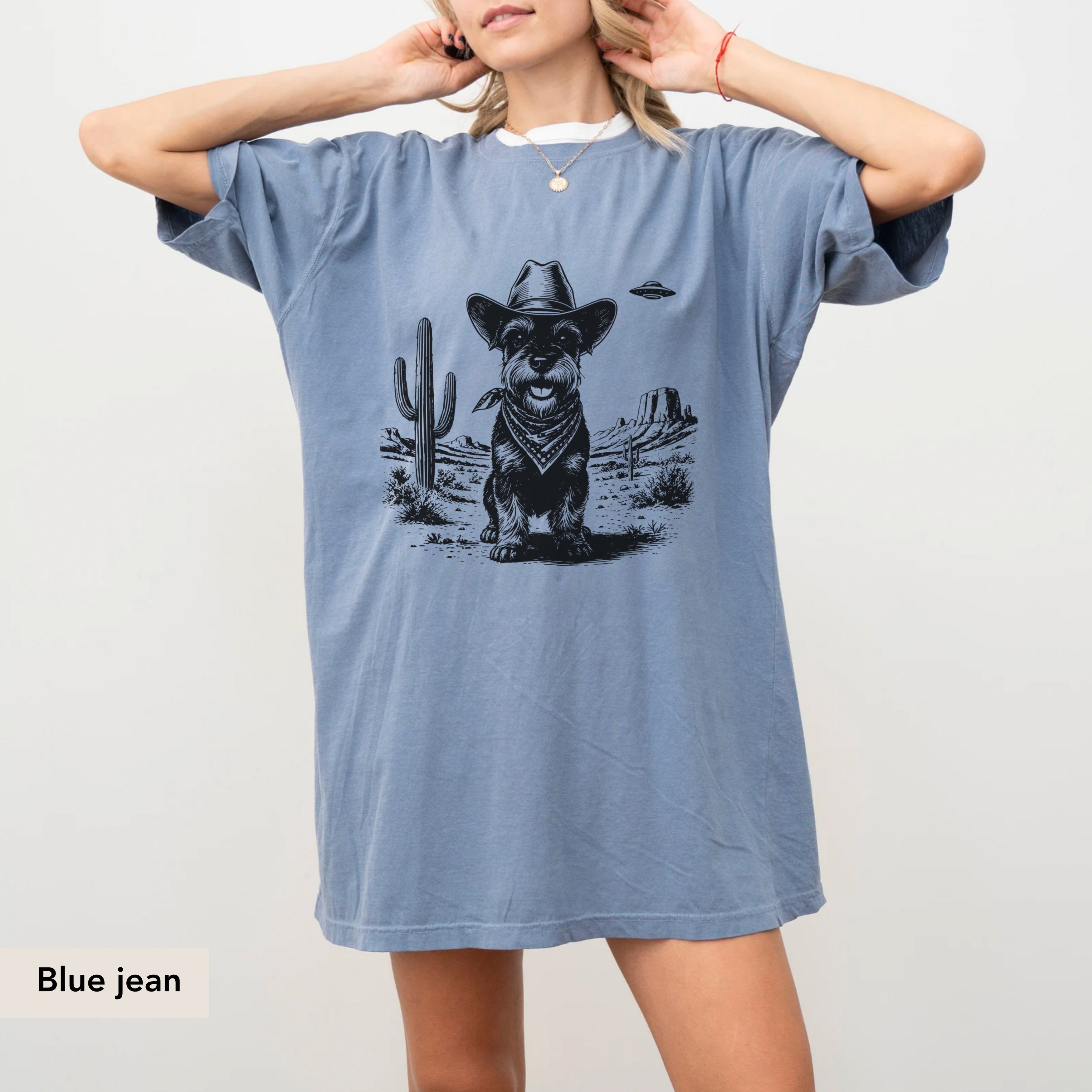 Miniature Schnauzer UFO shirt