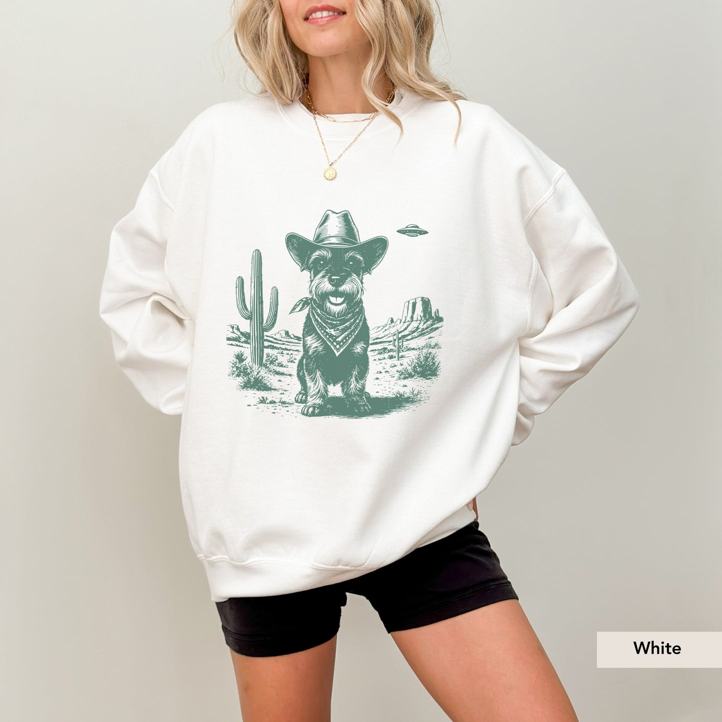 Miniature Schnauzer UFO Sweatshirt