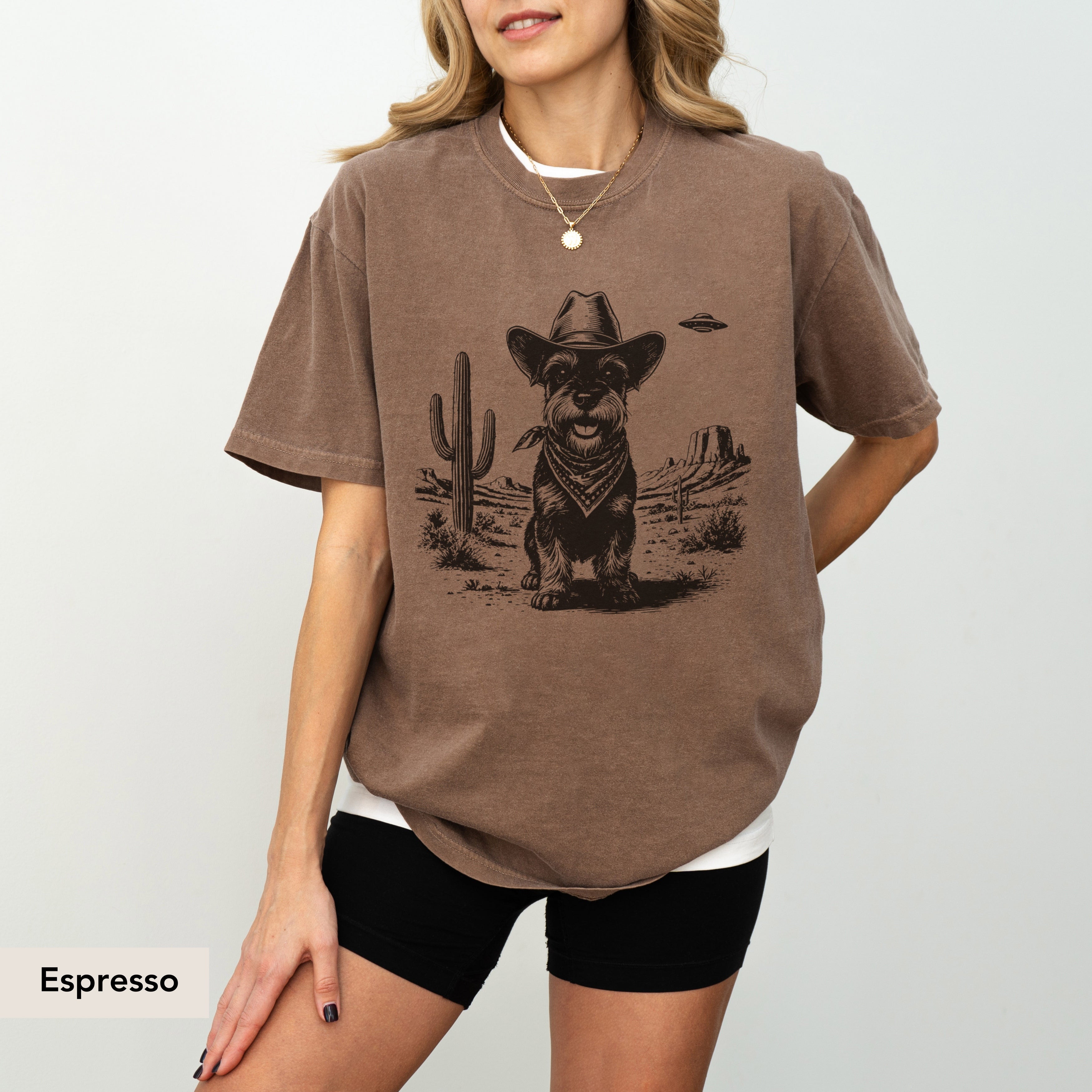 Miniature Schnauzer UFO shirt