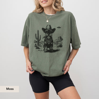 Miniature Schnauzer UFO shirt