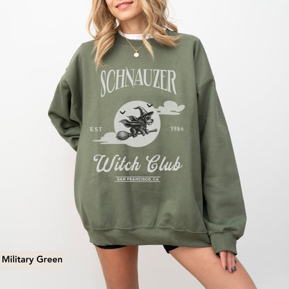 Miniature Schnauzer Witch Club Sweatshirt