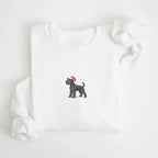 Miniature schnauzer black Christmas Sweatshirt