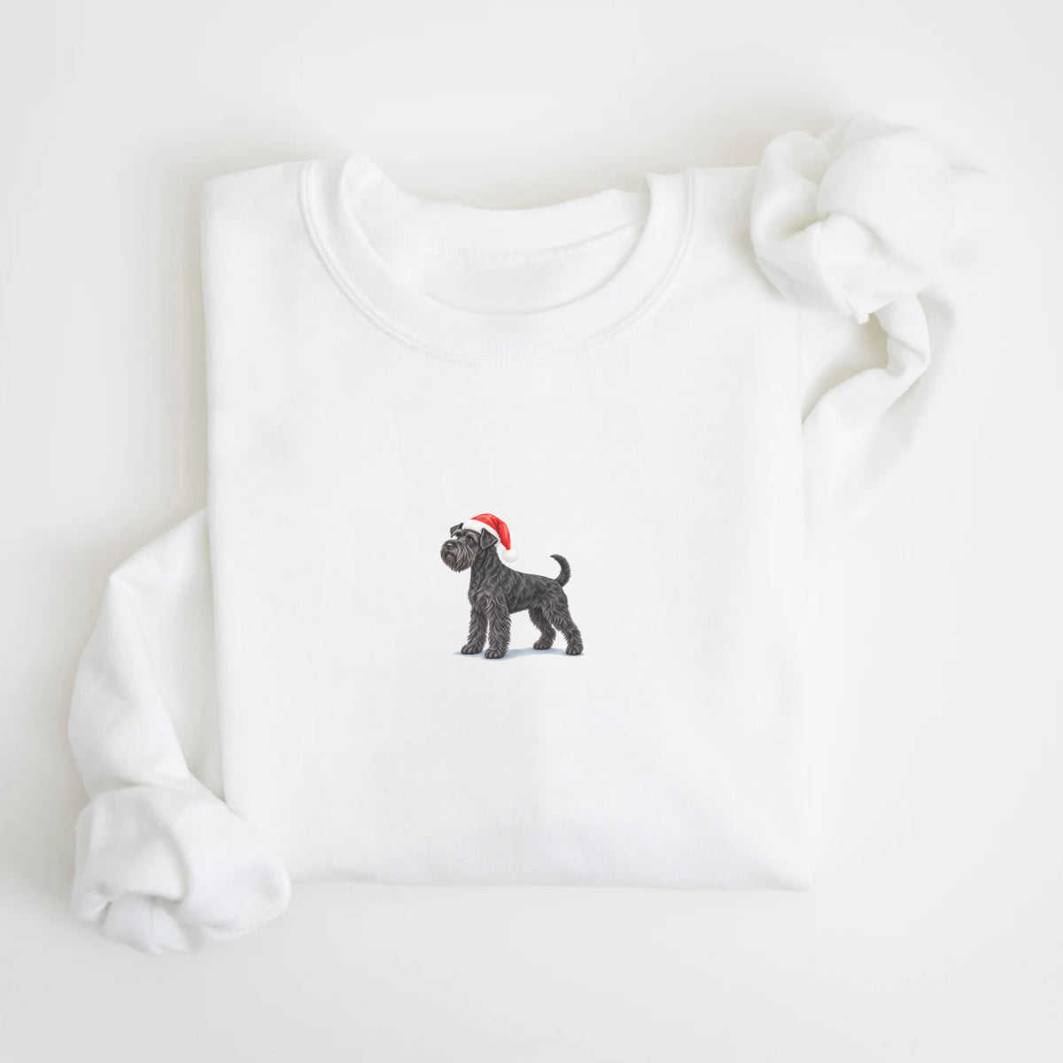 Miniature schnauzer black Christmas Sweatshirt