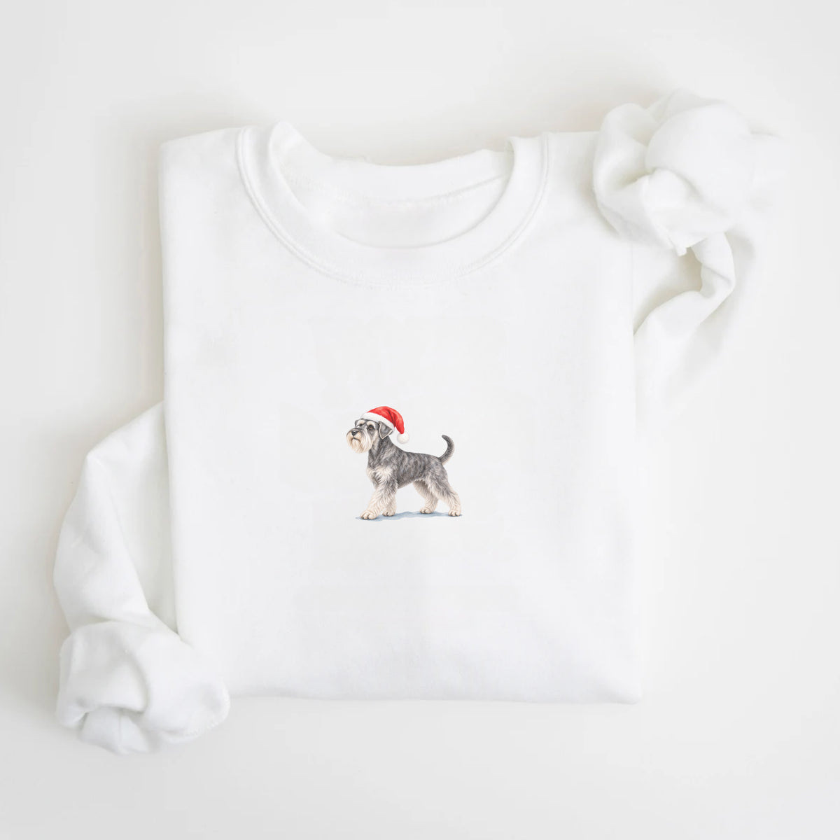 Miniature schnauzer salt pepper  Christmas Sweatshirt