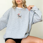 Miniature schnauzer salt pepper  Christmas Sweatshirt