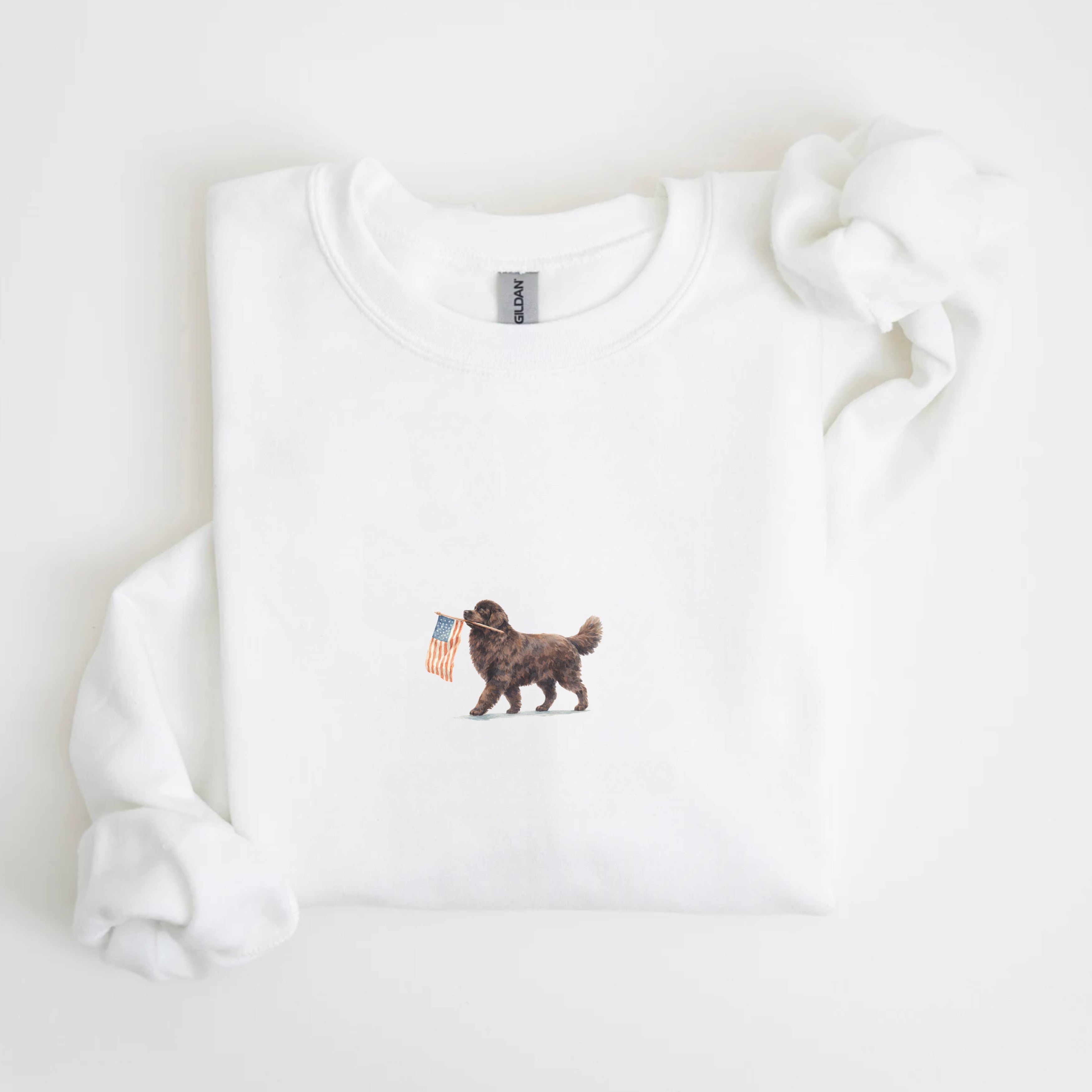 Newfoundland US Flag Sweatshirt
