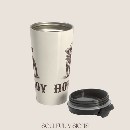 Howdy Pitbull Stainless Steel Travel Mug