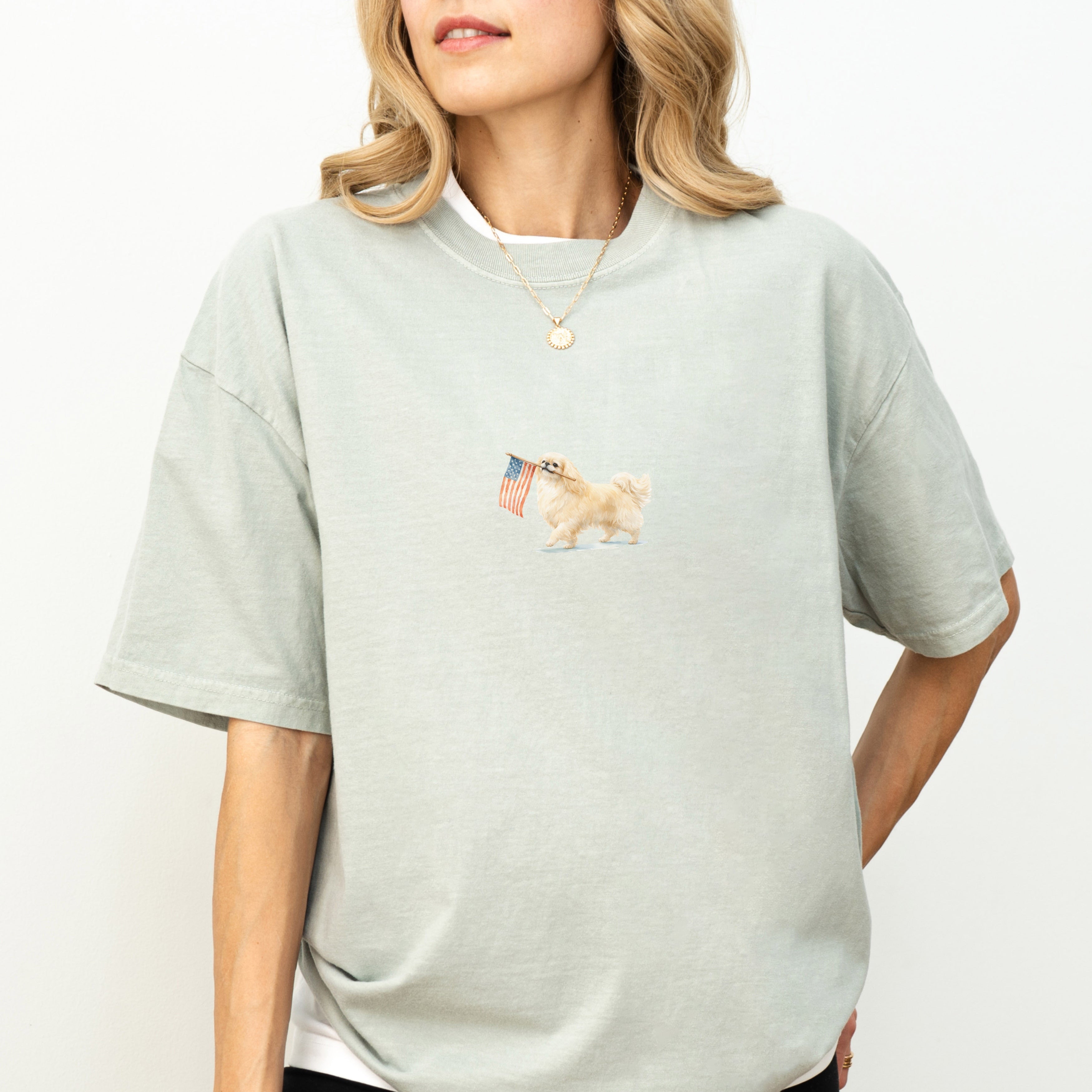 Pekingese USA T-shirt