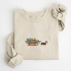 Pembroke welsh corgi tricolor  Christmas Tree sweatshirt