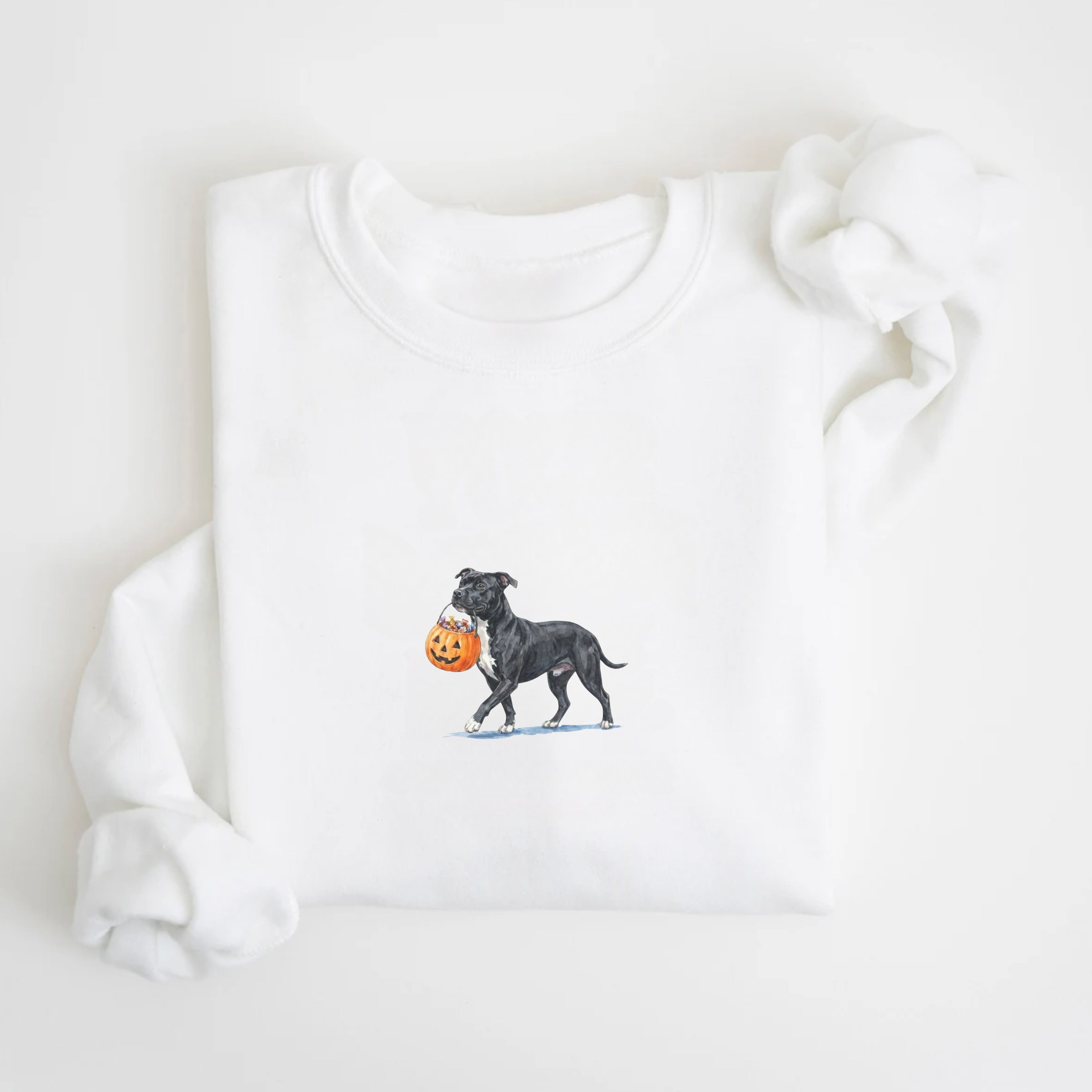 Pitbull Black Halloween Sweatshirt