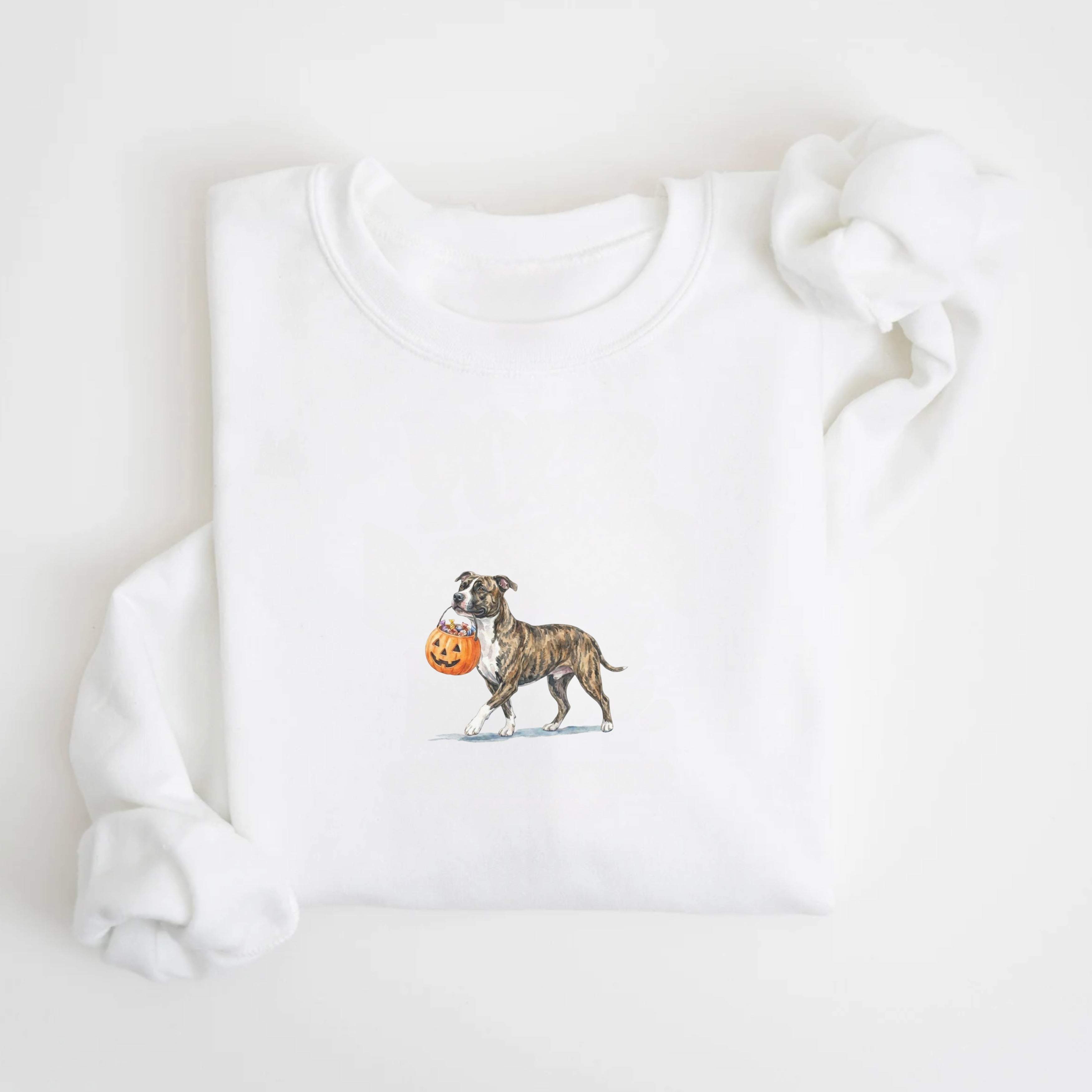 Pitbull Brindle Halloween Sweatshirt