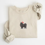 Pomeranian Black Christmas Sweatshirt
