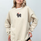 Pomeranian Black Christmas Sweatshirt