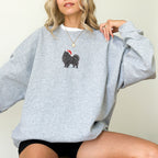 Pomeranian Black Christmas Sweatshirt