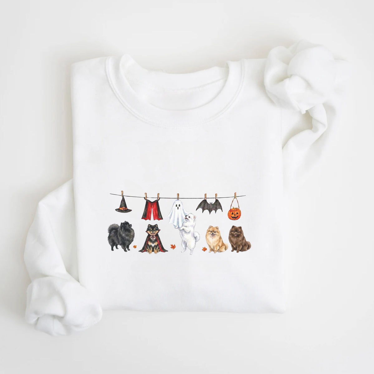 Pomeranian Halloween Sweatshirt