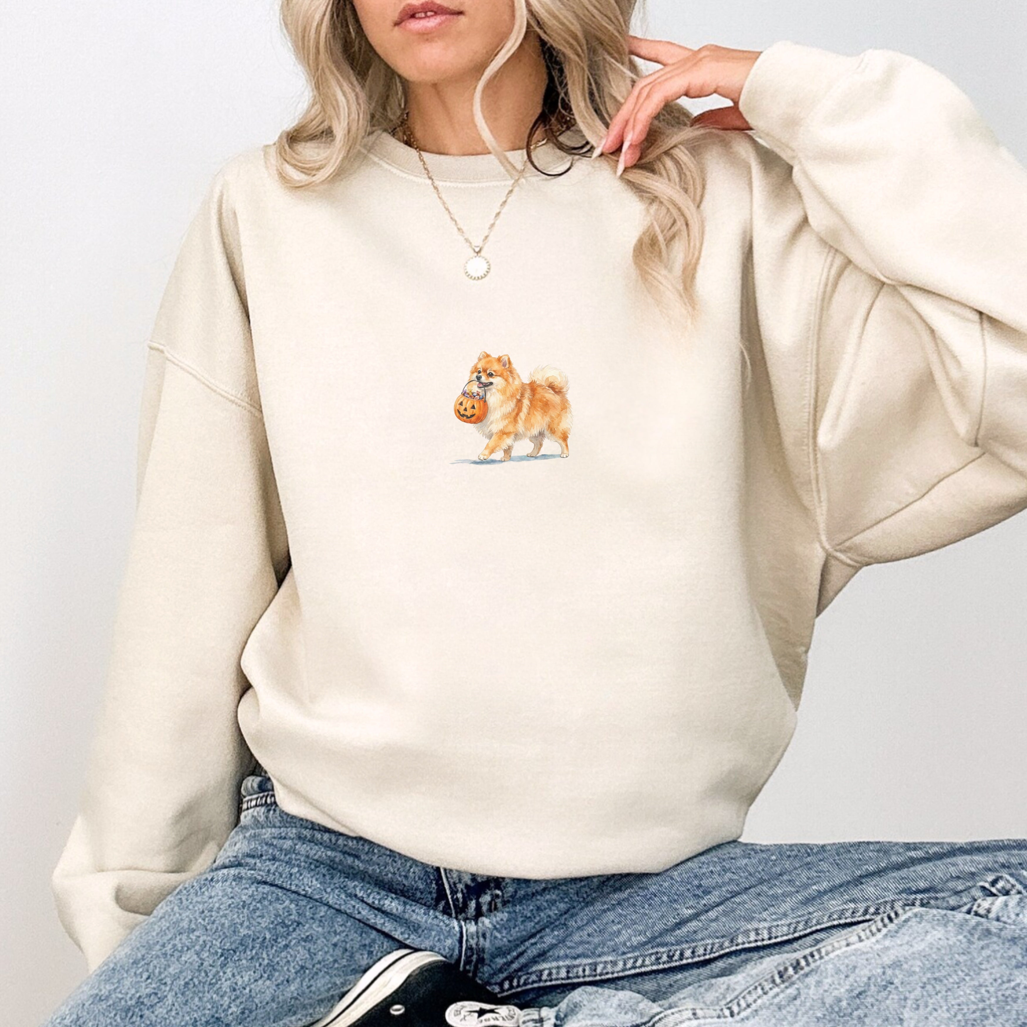 Pomeranian Halloween Sweatshirt