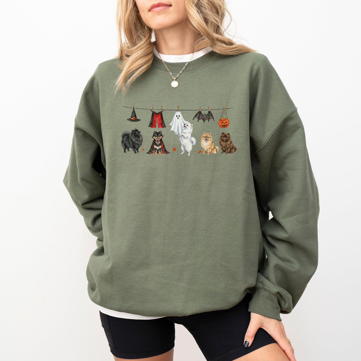 Pomeranian Halloween Sweatshirt
