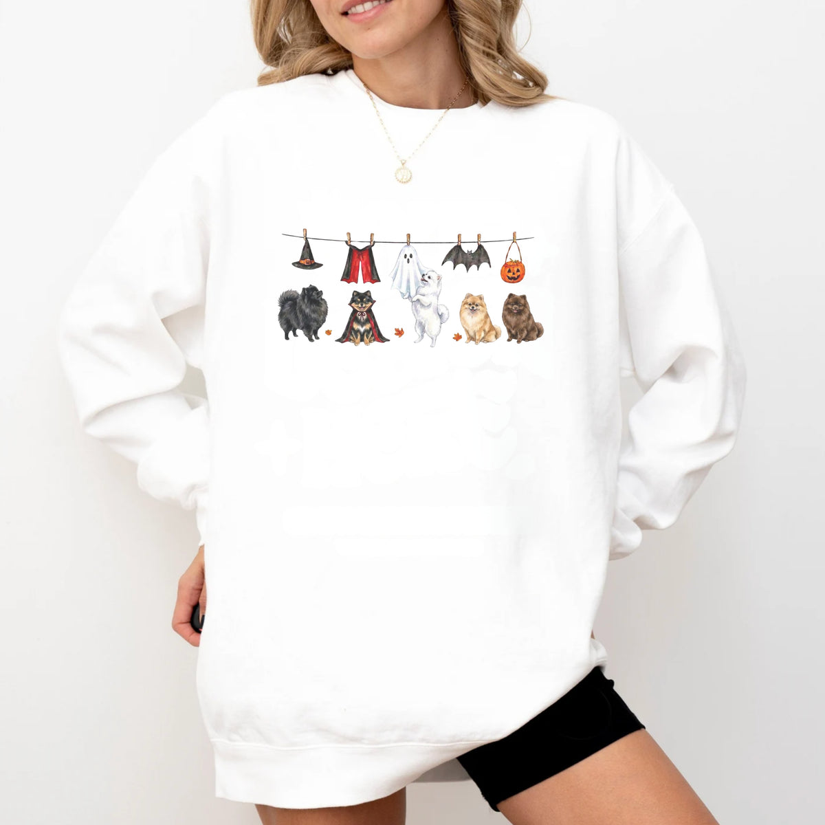 Pomeranian Halloween Sweatshirt