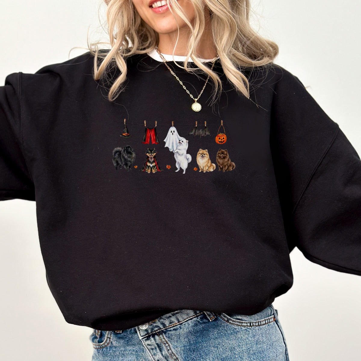 Pomeranian Halloween Sweatshirt