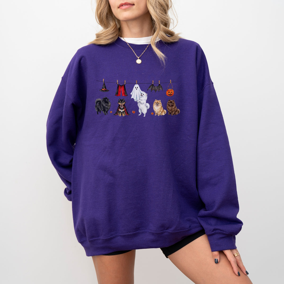 Pomeranian Halloween Sweatshirt