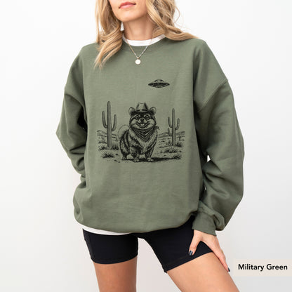 Pomeranian UFO Sweatshirt
