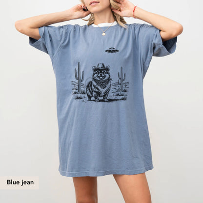 Pomeranian UFO shirt