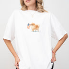 Pomeranian USA T-shirt