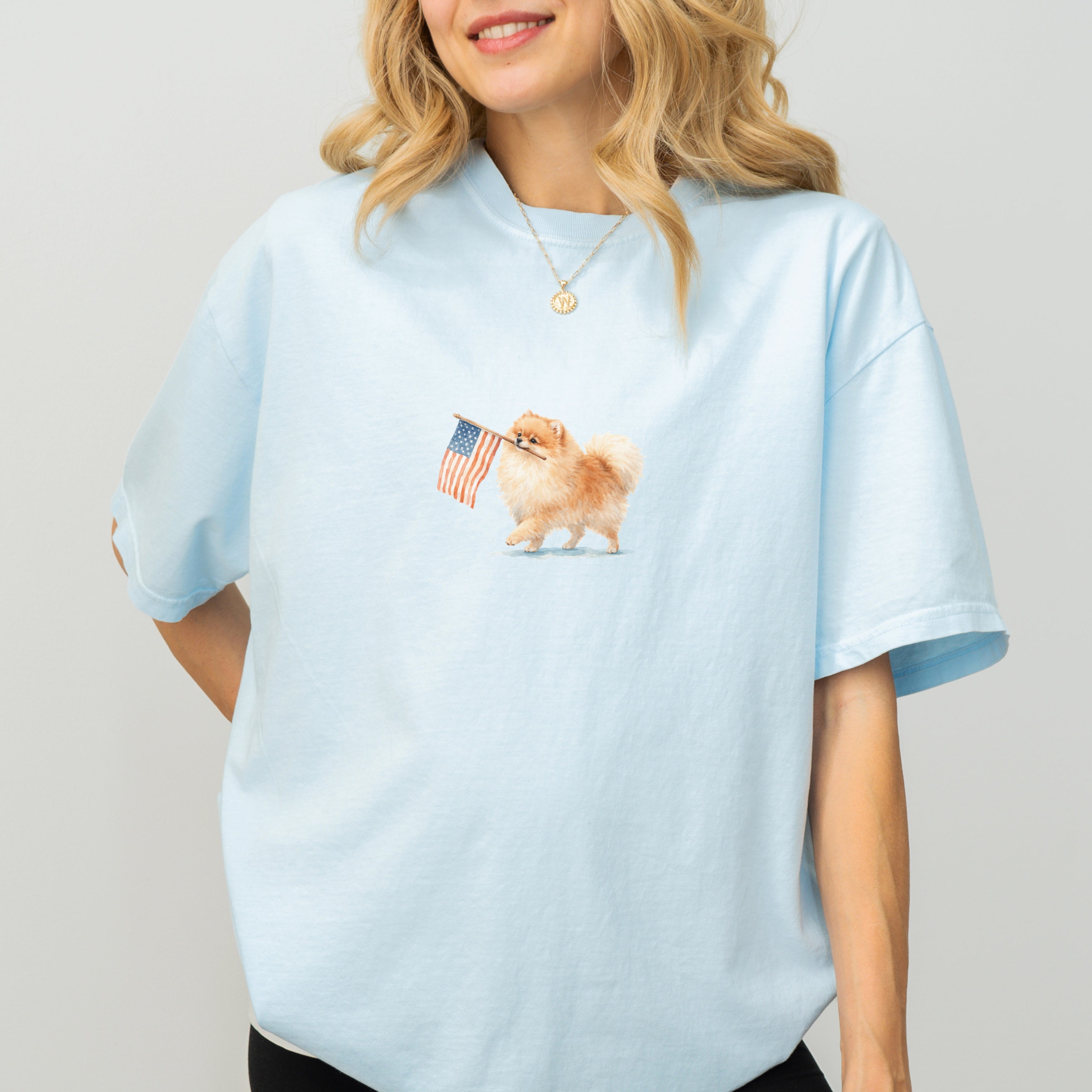 Pomeranian USA T-shirt