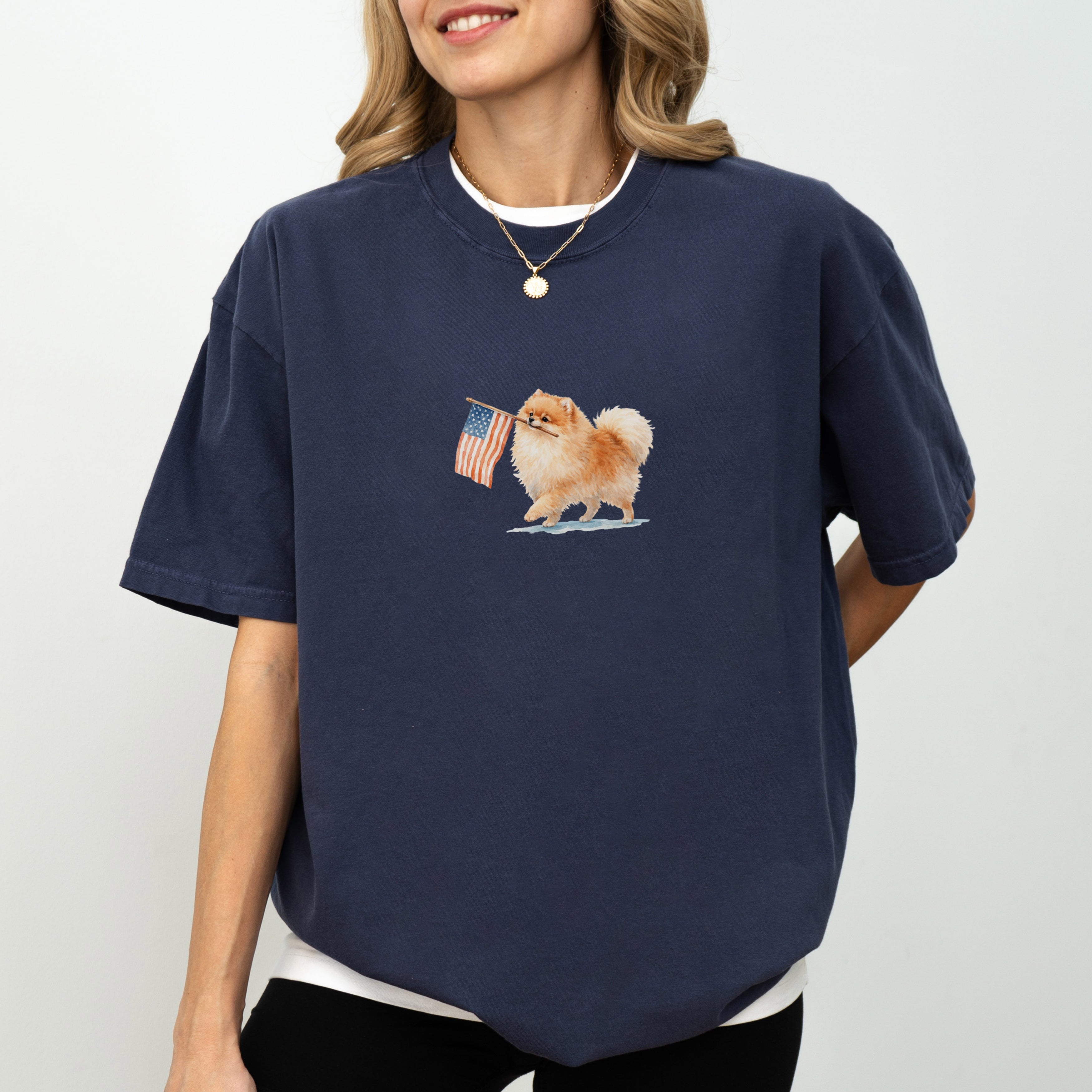 Pomeranian USA T-shirt