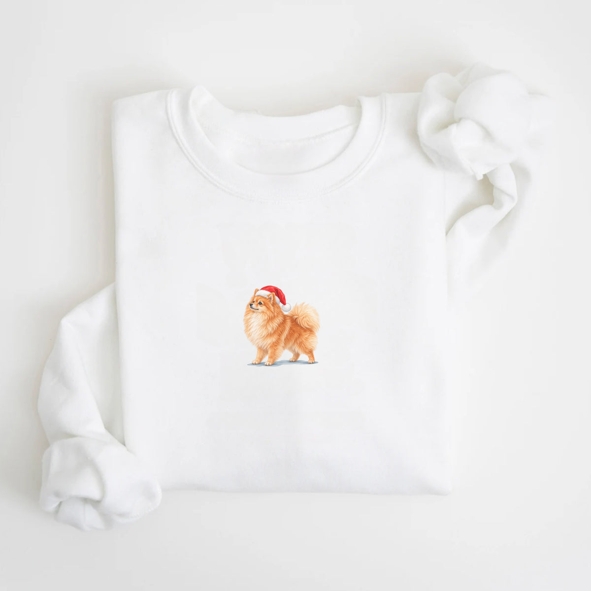 Pomeranian orange  Christmas Sweatshirt