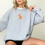 Pomeranian orange  Christmas Sweatshirt
