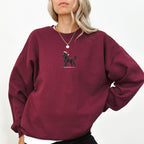 Poodle Black Christmas Sweatshirt