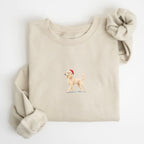 Poodle Cream Christmas Sweatshirt