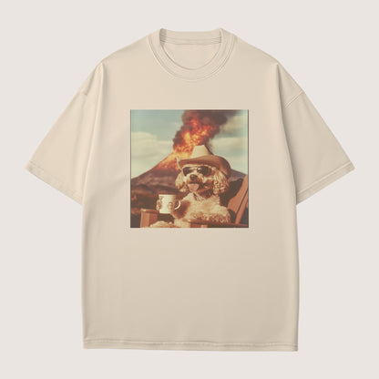 Poodle Dog Volcano Shirt