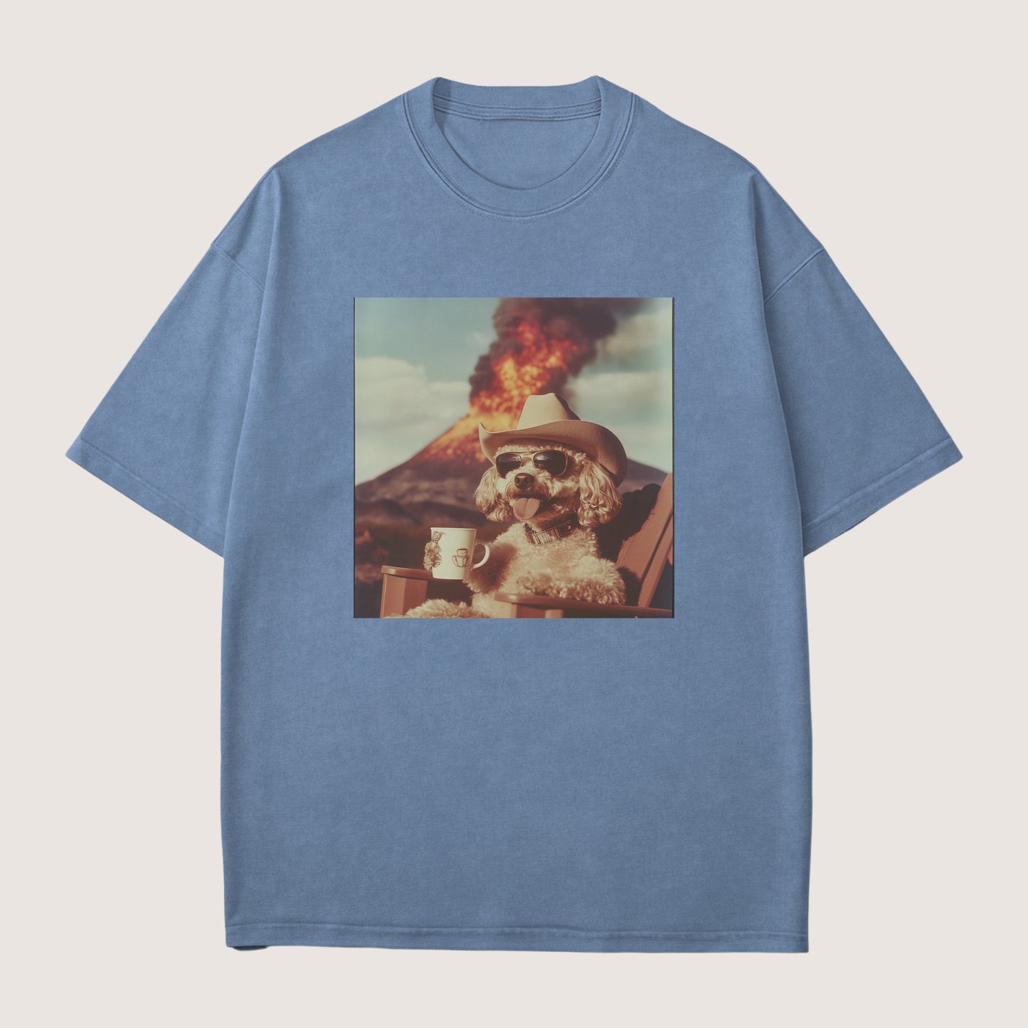 Poodle Dog Volcano Shirt