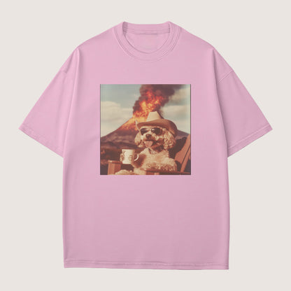 Poodle Dog Volcano Shirt