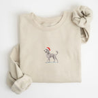Poodle Silver Christmas Sweatshirt