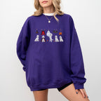 Poodle White Halloween Sweatshirt