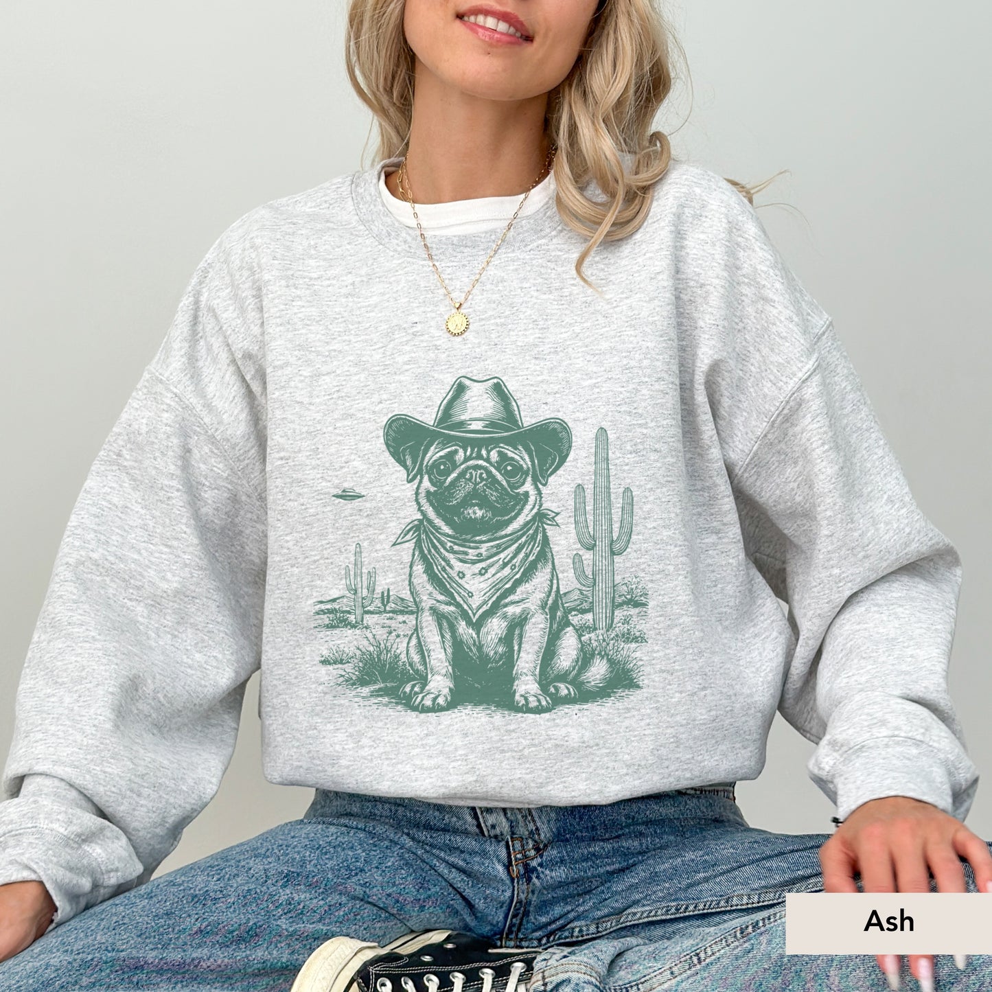 Pug UFO Sweatshirt