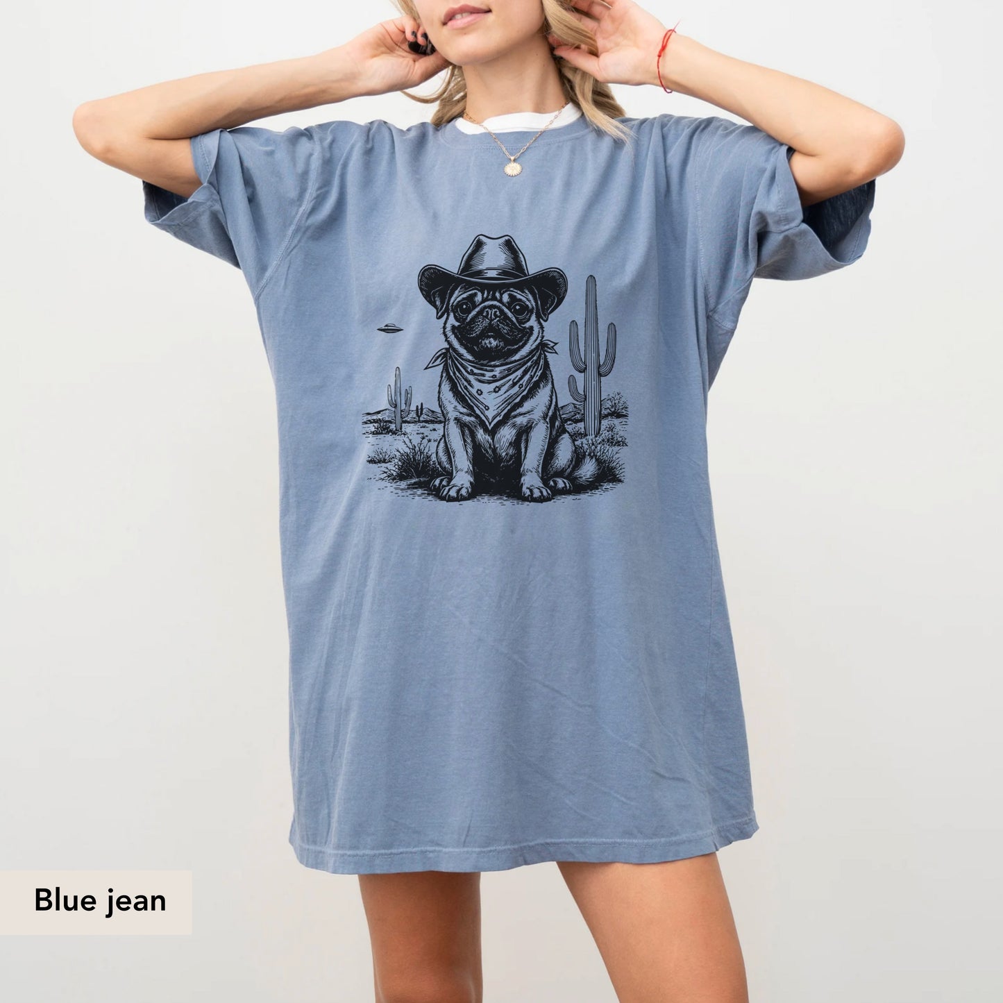 Pug UFO shirt