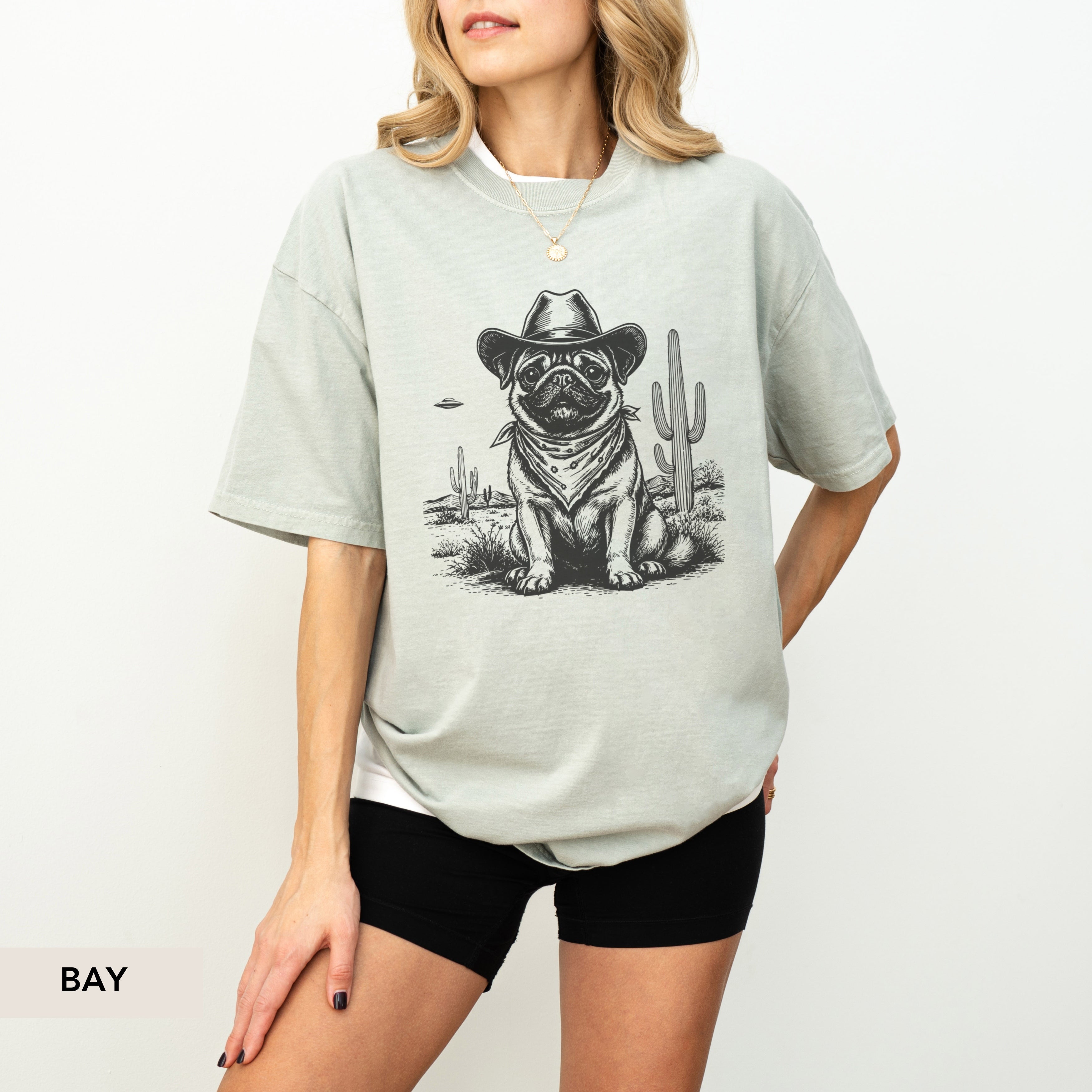 Pug UFO shirt